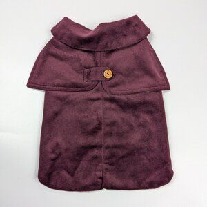 Martha Stewart Pets Burgundy Dog Overcoat/Cloak Medium